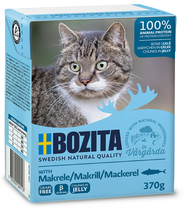 Bozita Cat Häpp.Gel.Makrele 370gT