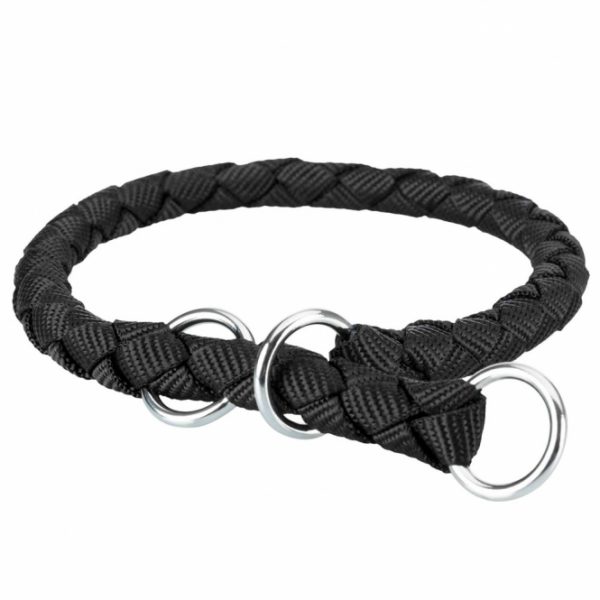 Trixie Cavo Zug-Stopp-Halsband - schwarz - 35-41 cm/ø 12 mm