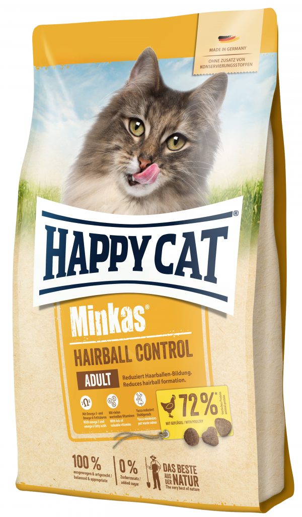 HappyCat Minkas Hairball Geflügel 1,5kg