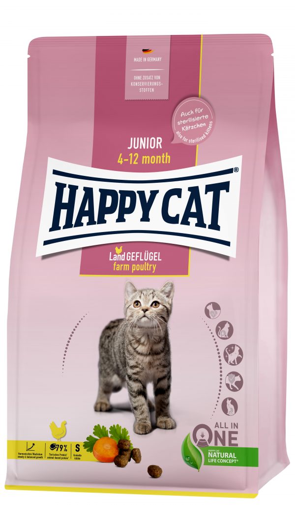 HappyCat Junior Land Geflügel 300g