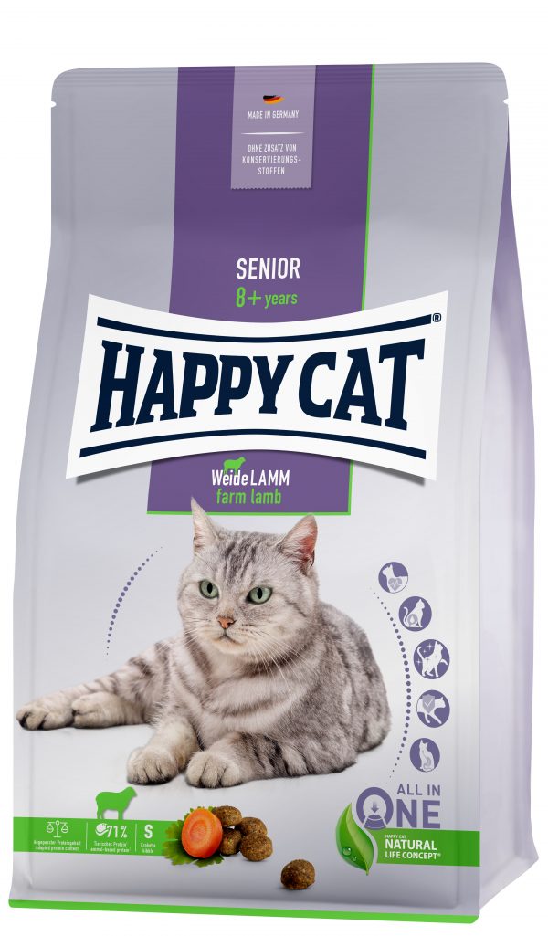 HappyCat Senior Weide Lamm 4kg