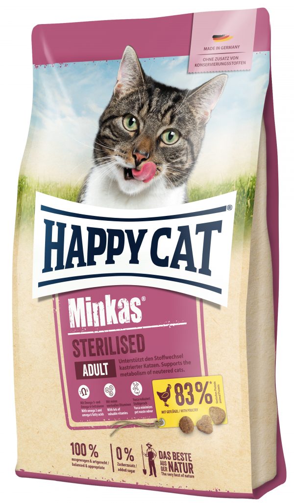 HappyCat Minkas Steril. Geflügel 500g