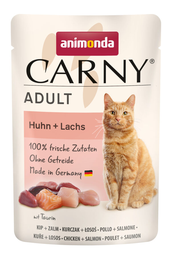 Animonda Cat Portionsbeutel Carny Adult Huhn Lachs 85g