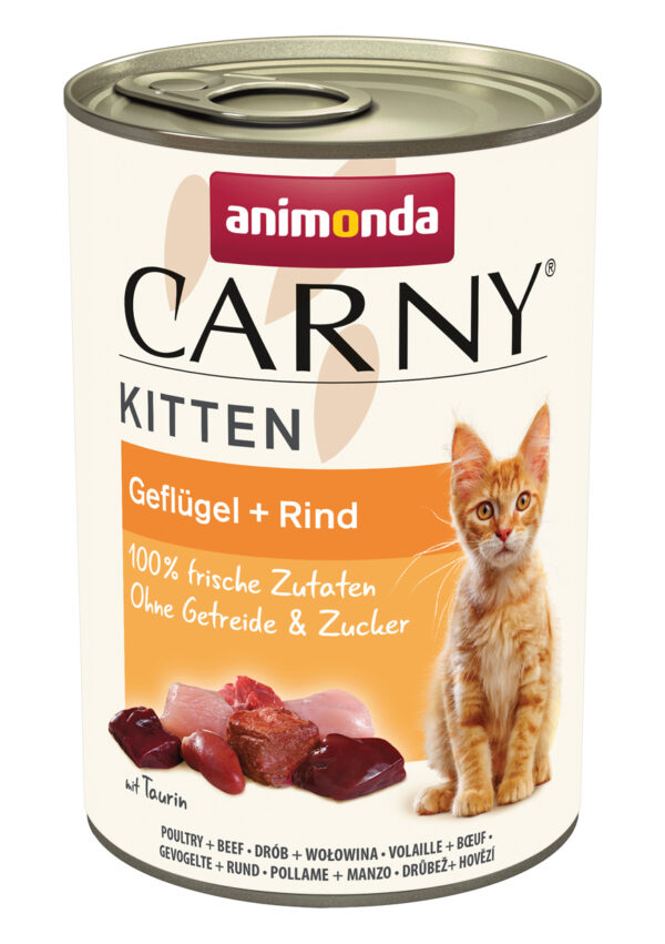 Carny Kitten Geflü+Rind 400gD