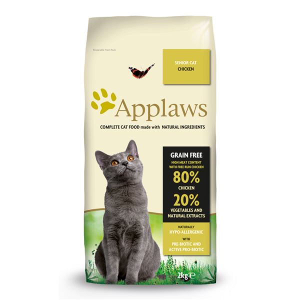 Applaws  Cat Trockenfutter Senior Huhn 2kg