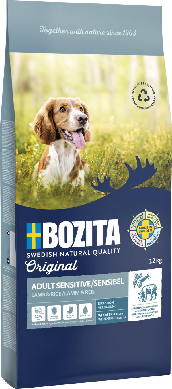 Bozita Dog Original Adult Sensible Digestion Lamb 12kg