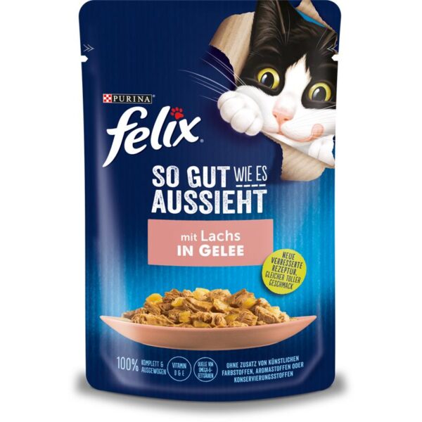 Felix So gut wie es aussieht Lachs Gelee 85gP